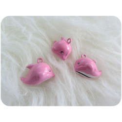 Glöckchen Delfin rosa